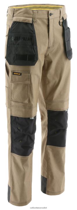 Men Caterpillar H2O Defender Pant Dark Sand 8FHTR117 | Bottoms