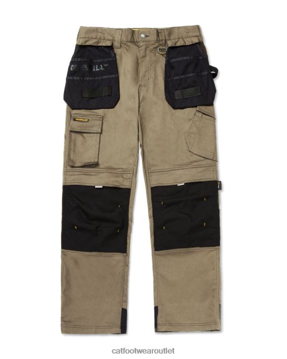 Men Caterpillar H2O Defender Pant Dark Sand 8FHTR117 | Bottoms