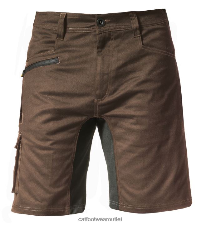 Men Caterpillar Operator Flex Short Brown 8FHTR244 | Bottoms