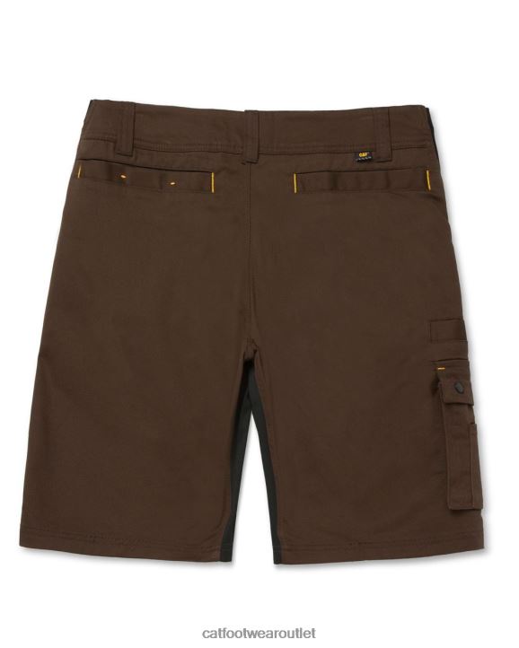 Men Caterpillar Operator Flex Short Brown 8FHTR244 | Bottoms