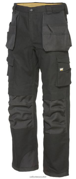 Men Caterpillar Trademark Trouser Black 8FHTR246 | Bottoms