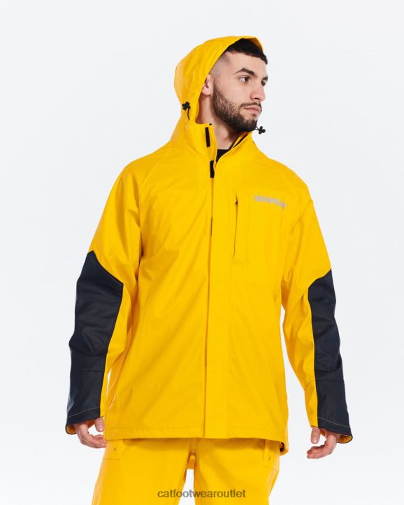 Men Caterpillar Longshore Jacket Yellow 8FHTR115 | Tops & Outerwear
