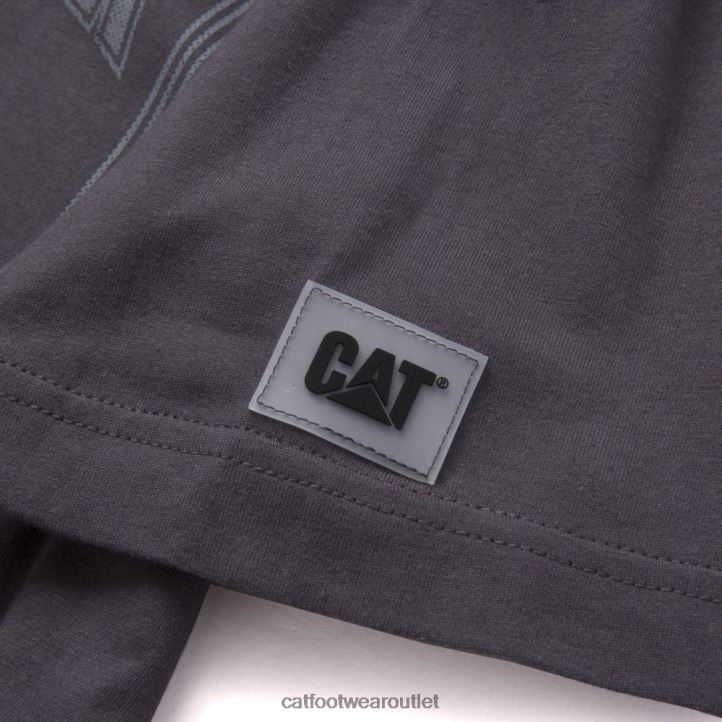 Men Caterpillar Power Tee Magnet 8FHTR240 | Tops & Outerwear