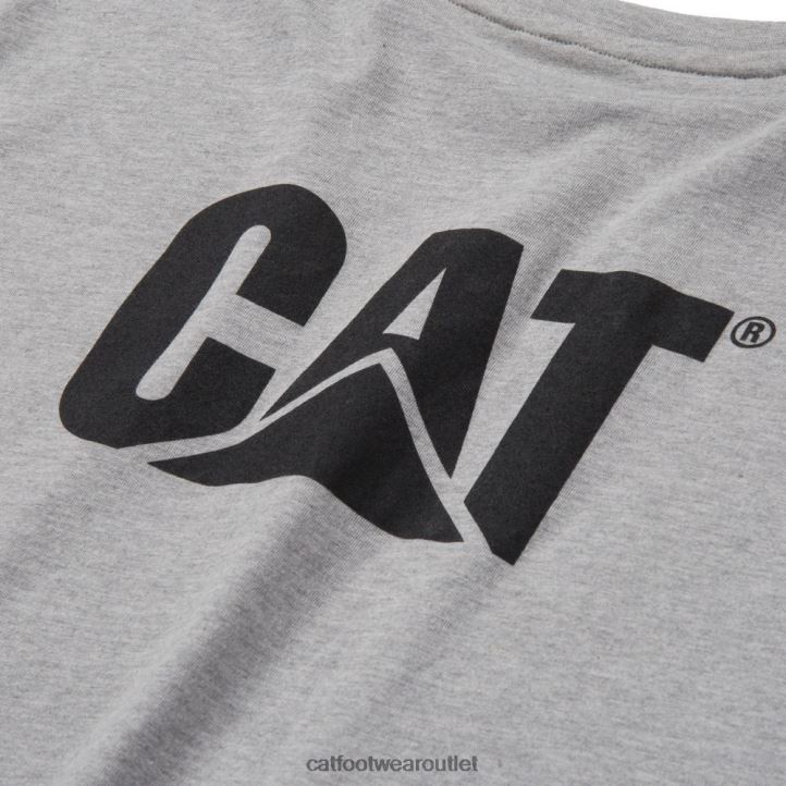 Men Caterpillar Trademark Sleeveless Pocket Tee Heather Grey 8FHTR231 | Tops & Outerwear