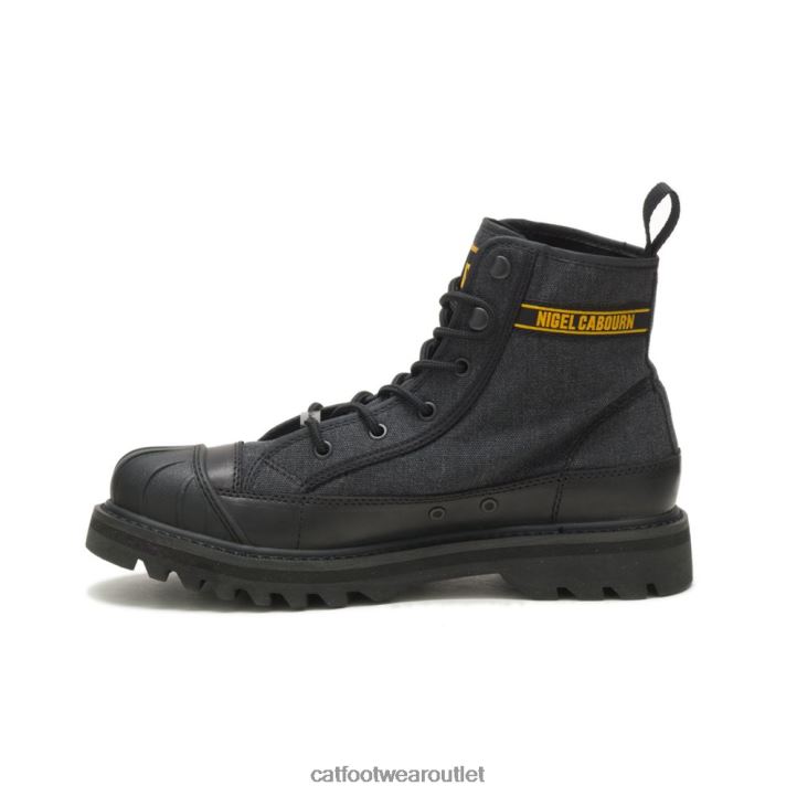 Men Caterpillar X Nigel Cabourn Omaha Boot Black 8FHTR198 | Casual Boots