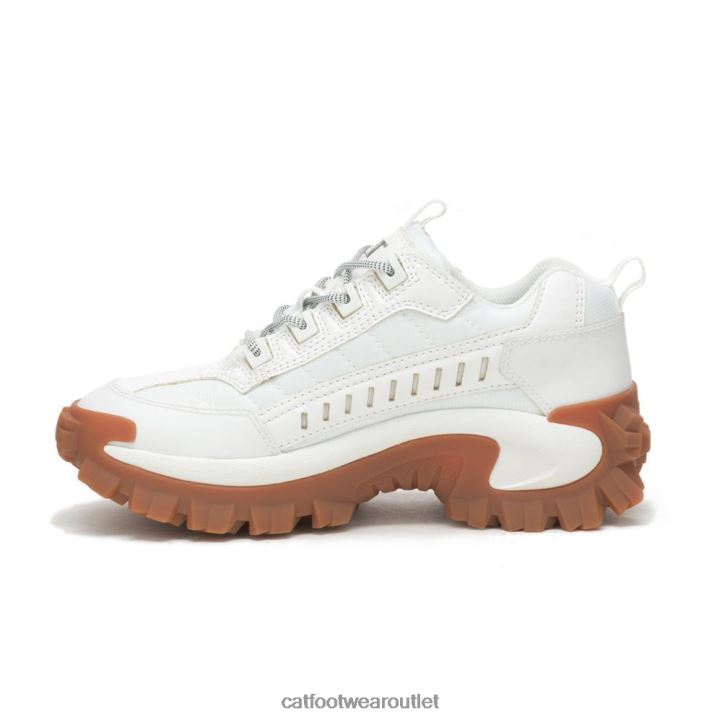 Men Caterpillar Eco Intruder Shoe Bright White 8FHTR126 | Casual Chunky Sneakers