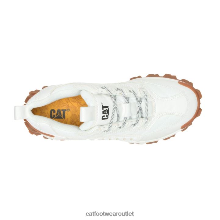 Men Caterpillar Eco Intruder Shoe Bright White 8FHTR126 | Casual Chunky Sneakers
