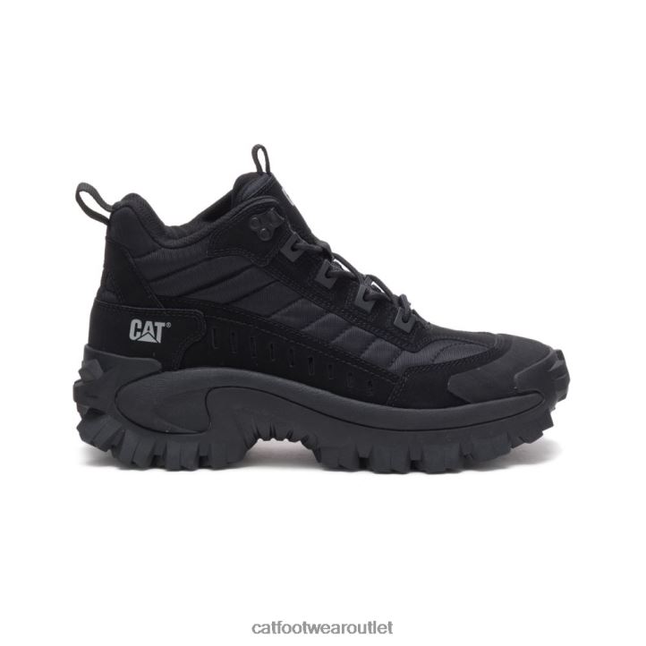 Men Caterpillar Intruder Mid Shoe Black 8FHTR152 | Casual Chunky Sneakers
