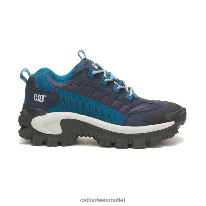 Men Caterpillar Intruder Shoe Total Eclipse/Moroccan Blue 8FHTR136 | Casual Chunky Sneakers