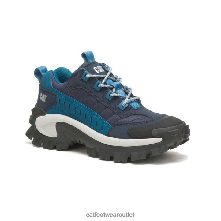 Men Caterpillar Intruder Shoe Total Eclipse/Moroccan Blue 8FHTR136 | Casual Chunky Sneakers
