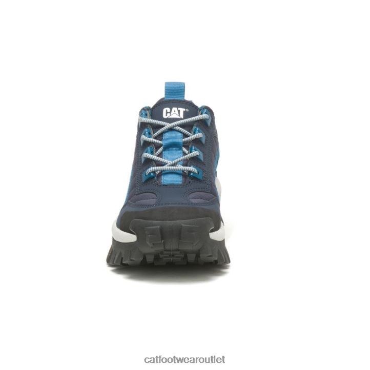 Men Caterpillar Intruder Shoe Total Eclipse/Moroccan Blue 8FHTR136 | Casual Chunky Sneakers