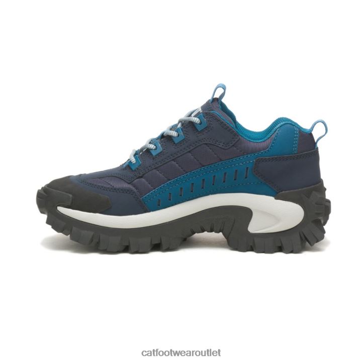 Men Caterpillar Intruder Shoe Total Eclipse/Moroccan Blue 8FHTR136 | Casual Chunky Sneakers
