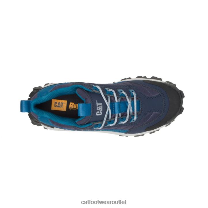 Men Caterpillar Intruder Shoe Total Eclipse/Moroccan Blue 8FHTR136 | Casual Chunky Sneakers