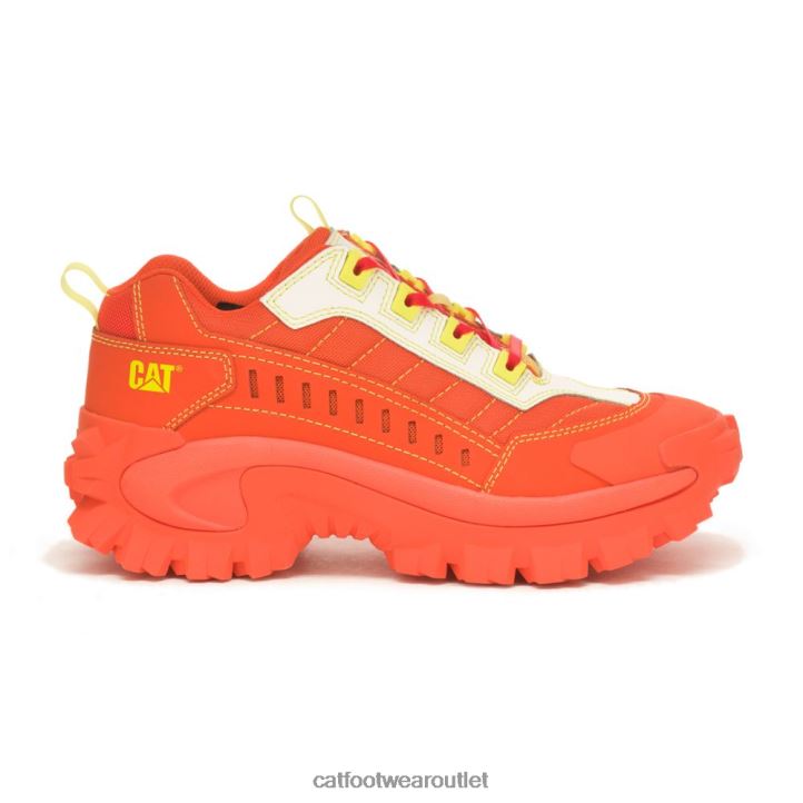 Men Caterpillar Intruder Supercharged Shoe Scarlet Ibis 8FHTR119 | Casual Chunky Sneakers