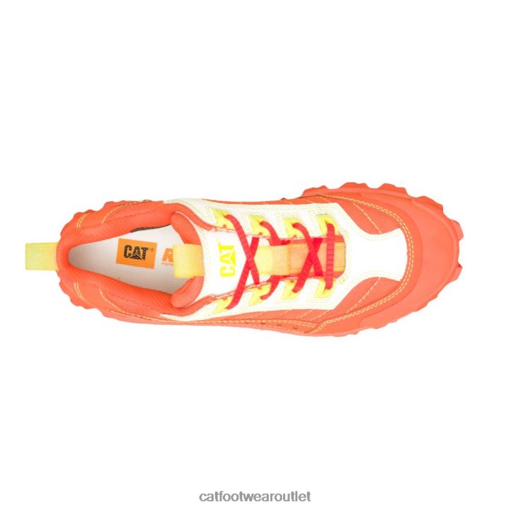 Men Caterpillar Intruder Supercharged Shoe Scarlet Ibis 8FHTR119 | Casual Chunky Sneakers