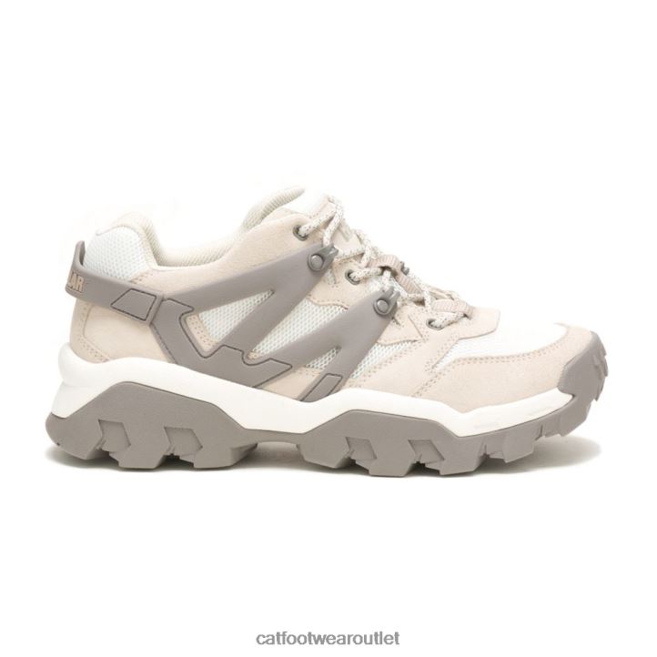 Men Caterpillar Reactor Sneaker Birch/Bright White 8FHTR160 | Casual Chunky Sneakers