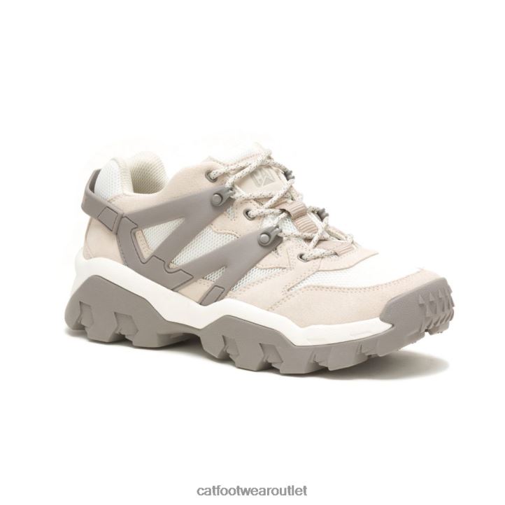 Men Caterpillar Reactor Sneaker Birch/Bright White 8FHTR160 | Casual Chunky Sneakers