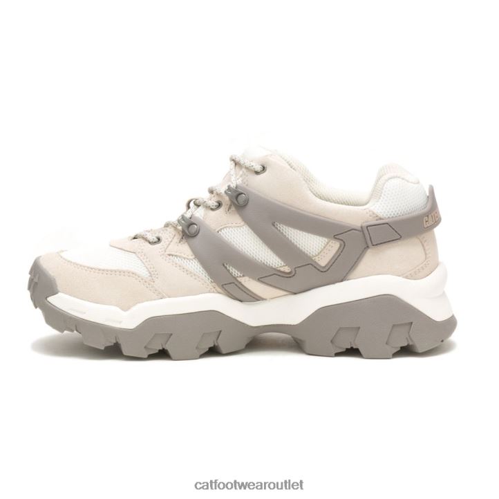 Men Caterpillar Reactor Sneaker Birch/Bright White 8FHTR160 | Casual Chunky Sneakers