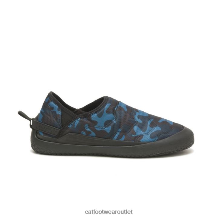 Men Caterpillar Crossover Slip On Blue Camo 8FHTR172 | Casual Shoes