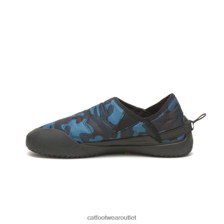 Men Caterpillar Crossover Slip On Blue Camo 8FHTR172 | Casual Shoes