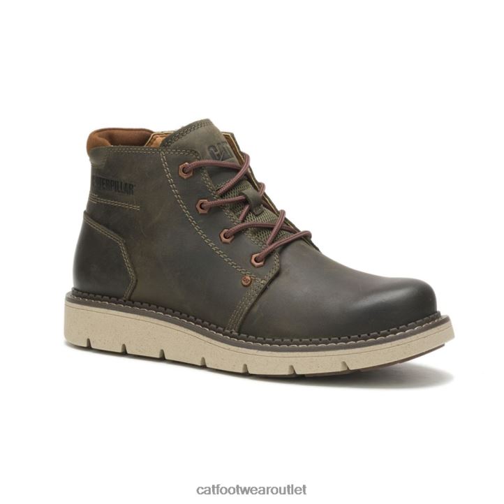 Men Caterpillar Covert Mid Waterproof Boot Olive Night 8FHTR195 | Waterproof