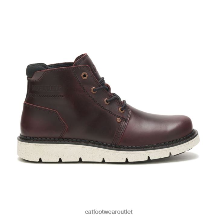 Men Caterpillar Covert Mid Waterproof Boot Oxblood 8FHTR196 | Waterproof
