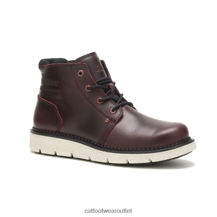 Men Caterpillar Covert Mid Waterproof Boot Oxblood 8FHTR196 | Waterproof