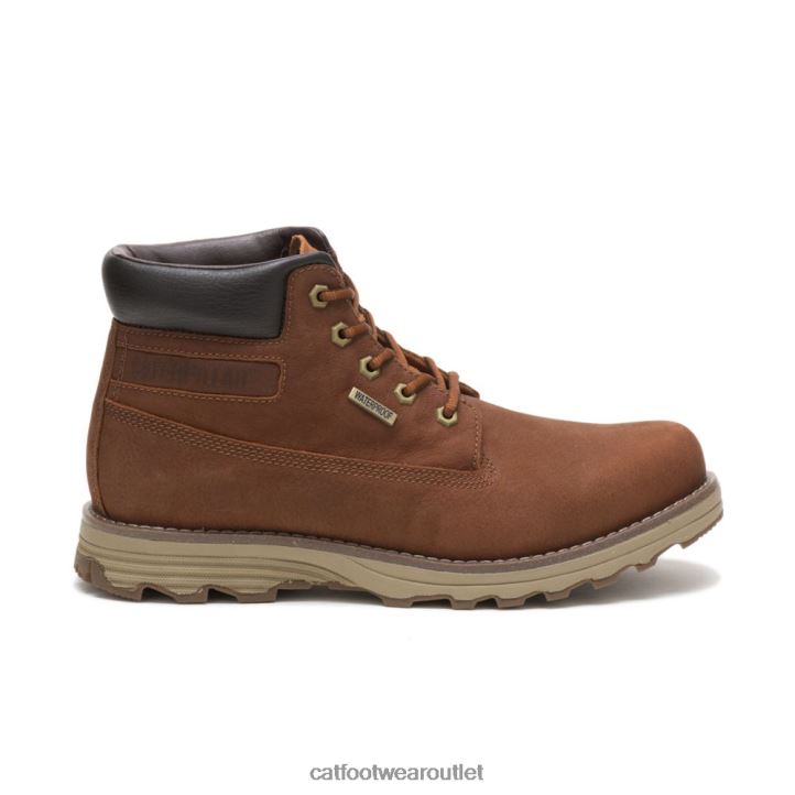 Men Caterpillar Founder Waterproof Thinsulate Boot Danish Brown 8FHTR210 | Waterproof