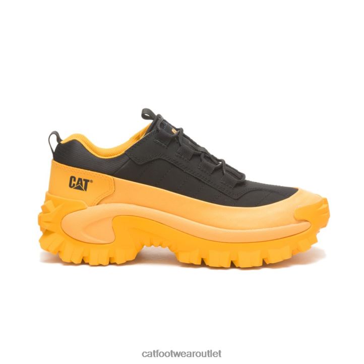 Men Caterpillar Intruder Waterproof Galosh Cat Yellow/Black 8FHTR123 | Waterproof