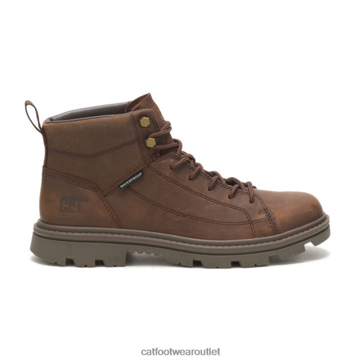 Men Caterpillar Modulate Waterproof Boot Real Brown 8FHTR184 | Waterproof
