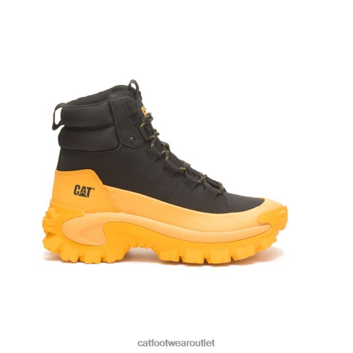 Men Caterpillar Trespass Waterproof Galosh Cat Yellow/Black 8FHTR175 | Waterproof