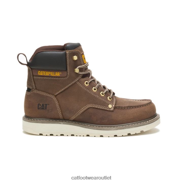 Men Caterpillar Calibrate Work Boot Khaki 8FHTR43 | Work Boots