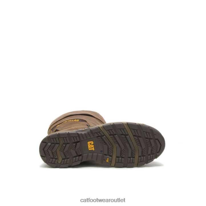 Men Caterpillar Excavator Superlite Pull-On Waterproof Carbon Composite Toe Work Boot Pyramid 8FHTR30 | Work Boots