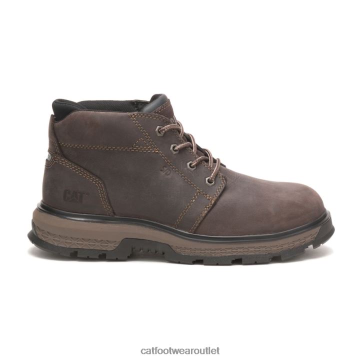 Men Caterpillar Exposition 4.5" Alloy Toe Static Dissipative Work Boot Demitasse 8FHTR67 | Work Boots