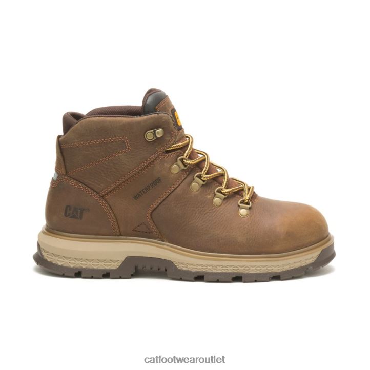 Men Caterpillar Exposition Hiker Waterproof Alloy Toe Work Boot Pyramid 8FHTR58 | Work Boots