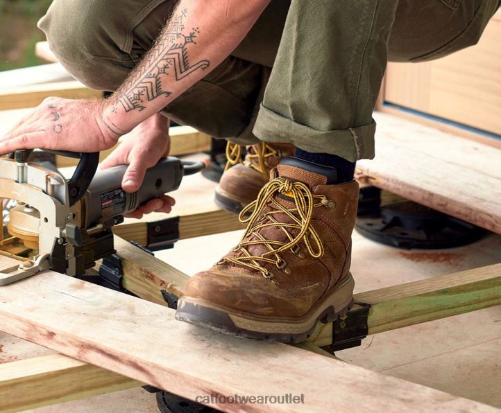 Men Caterpillar Exposition Hiker Waterproof Alloy Toe Work Boot Pyramid 8FHTR58 | Work Boots