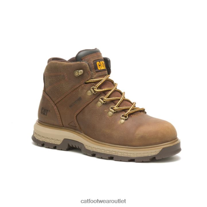 Men Caterpillar Exposition Hiker Waterproof Alloy Toe Work Boot Pyramid 8FHTR58 | Work Boots