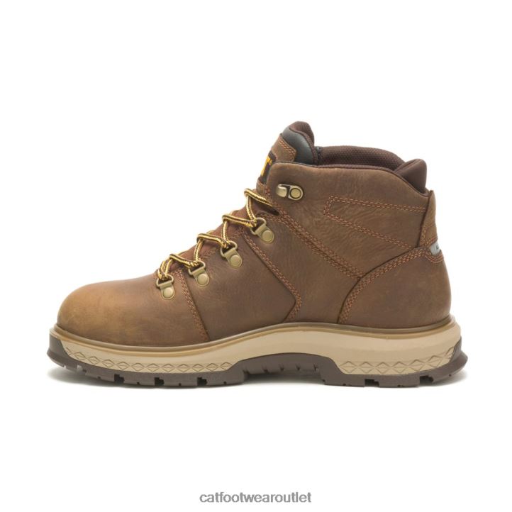 Men Caterpillar Exposition Hiker Waterproof Alloy Toe Work Boot Pyramid 8FHTR58 | Work Boots