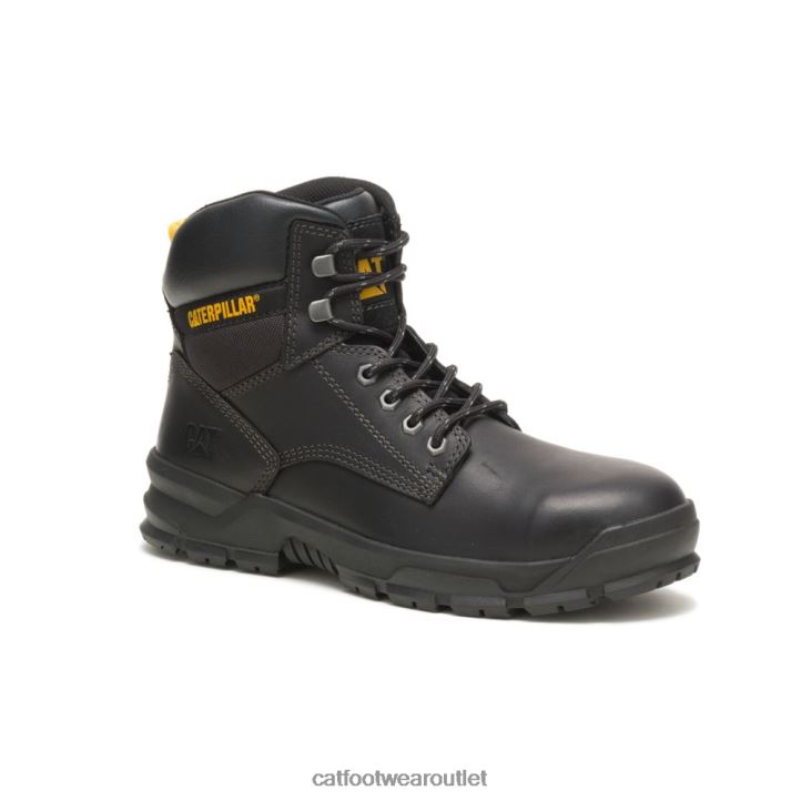 Men Caterpillar Mobilize Alloy Toe Work Boot Black 8FHTR55 | Work Boots