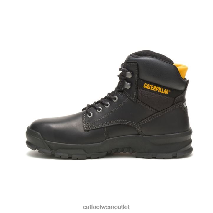 Men Caterpillar Mobilize Alloy Toe Work Boot Black 8FHTR55 | Work Boots