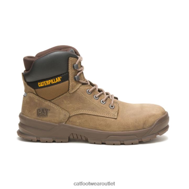 Men Caterpillar Mobilize Alloy Toe Work Boot Fossil 8FHTR54 | Work Boots