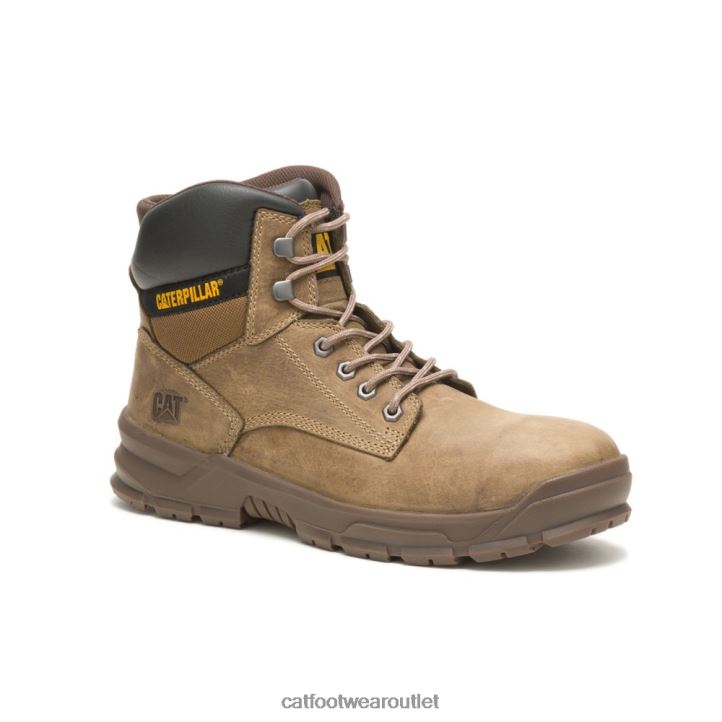 Men Caterpillar Mobilize Alloy Toe Work Boot Fossil 8FHTR54 | Work Boots