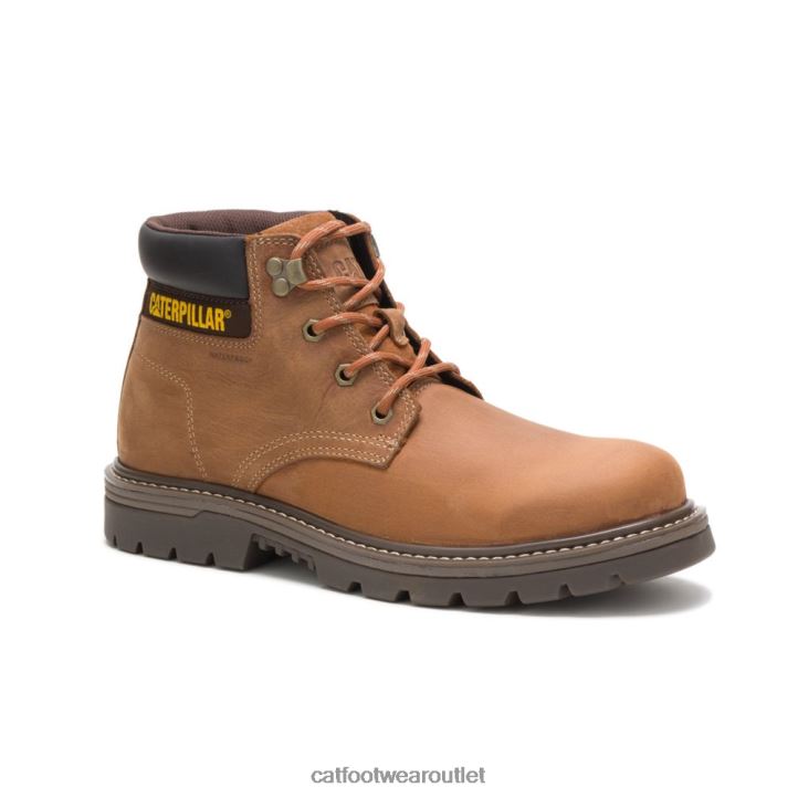 Men Caterpillar Outbase Waterproof Work Boot Brown 8FHTR35 | Work Boots