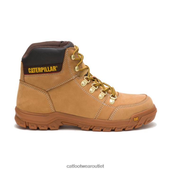 Men Caterpillar Outline Work Boot Honey Reset 8FHTR41 | Work Boots