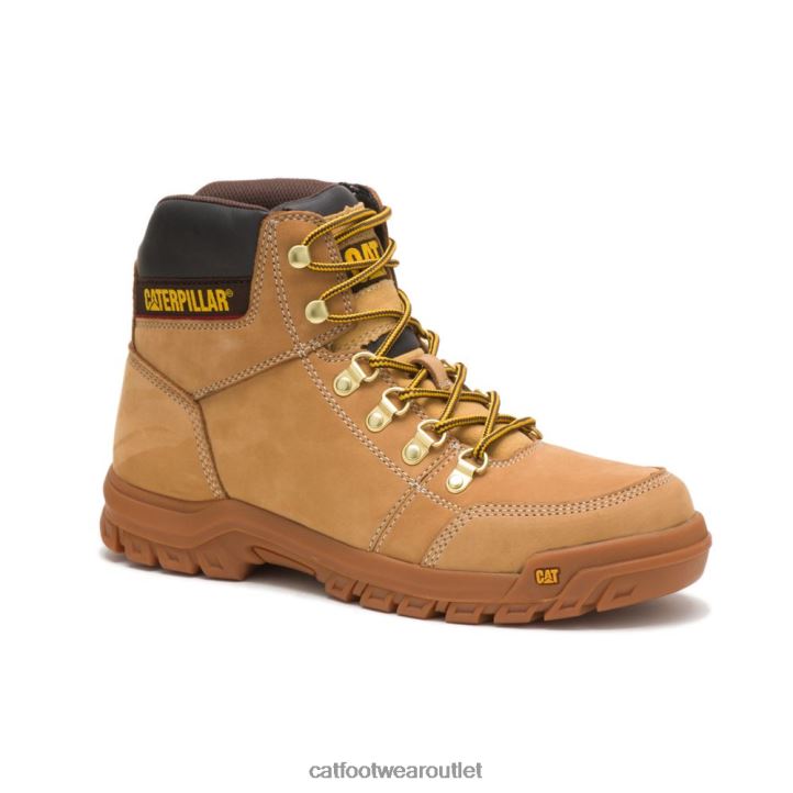 Men Caterpillar Outline Work Boot Honey Reset 8FHTR41 | Work Boots