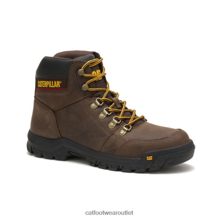 Men Caterpillar Outline Work Boot Seal Brown 8FHTR40 | Work Boots