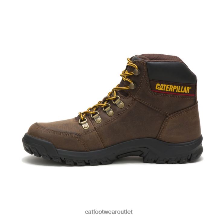 Men Caterpillar Outline Work Boot Seal Brown 8FHTR40 | Work Boots