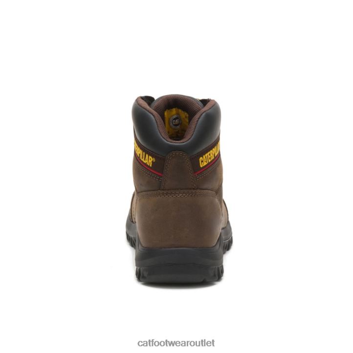 Men Caterpillar Outline Work Boot Seal Brown 8FHTR40 | Work Boots