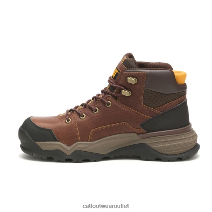Men Caterpillar Provoke Mid Waterproof Alloy Toe Work Boot Oak 8FHTR72 | Work Boots