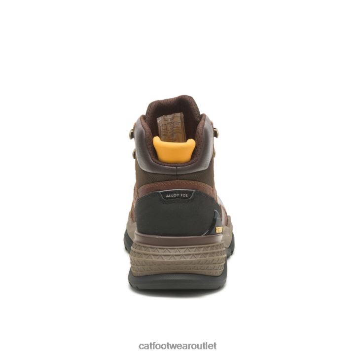 Men Caterpillar Provoke Mid Waterproof Alloy Toe Work Boot Oak 8FHTR72 | Work Boots